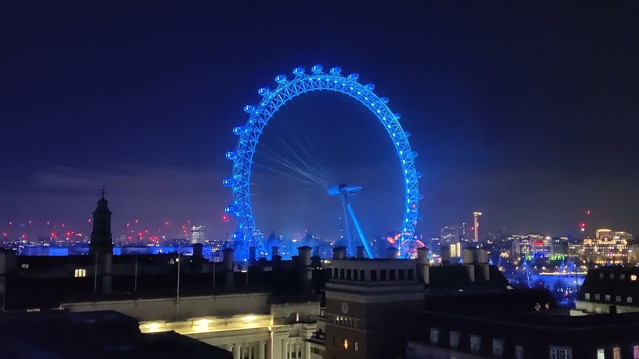 New Year's fireworks London 2026 