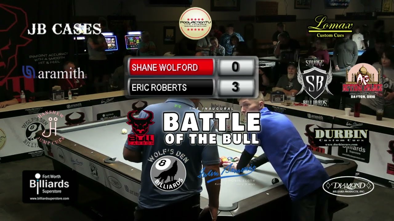ERIC ROBERTS VS SHANE WOLFORD 2023 BATTLE OF THE BULL 9 BALL