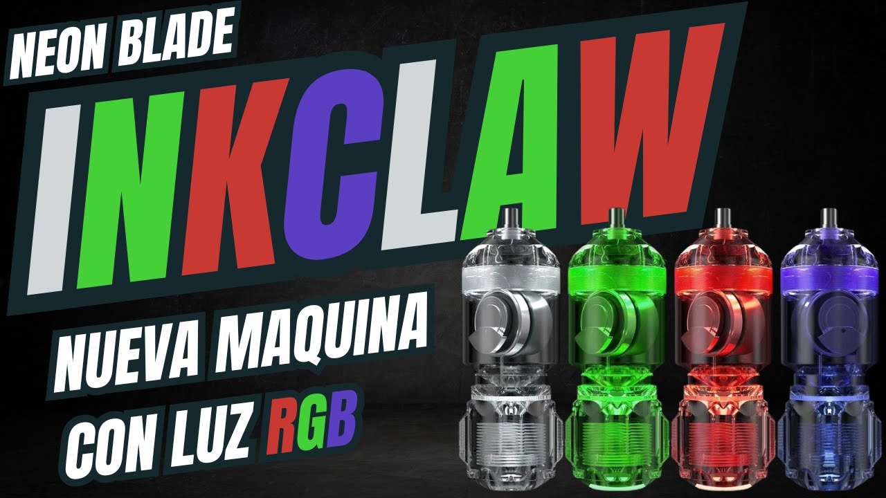 NUNCA Habías Visto una MÁQUINA de TATUAR Así... ¡Increíble! - INKCLAW NEON BLADE