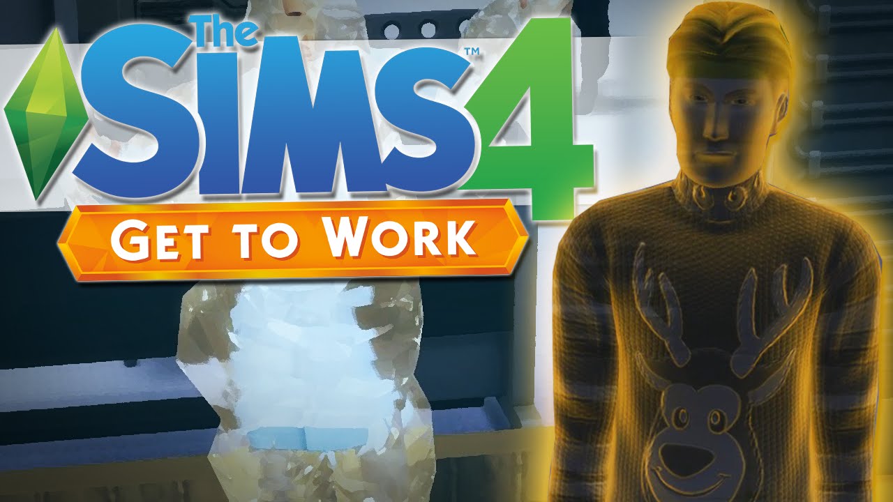 The Sims 4 | FREEZE RAYS & GHOSTS!! | Get To Work #4