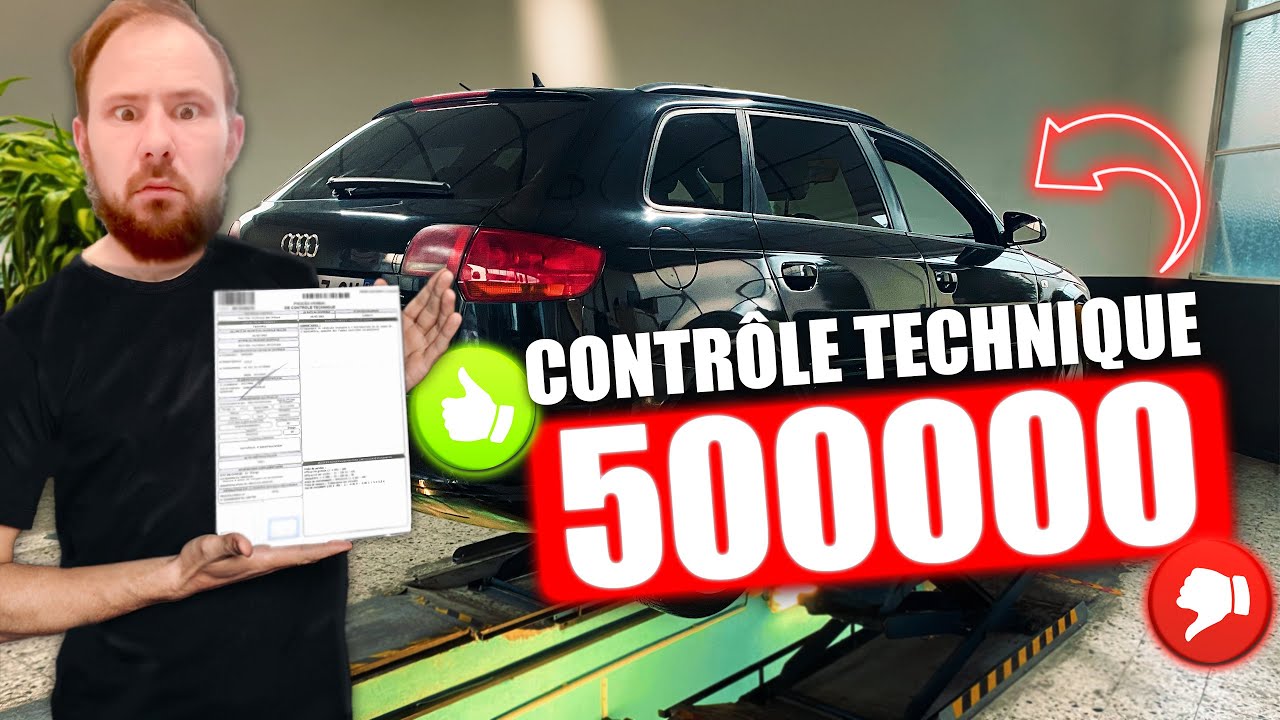 UNE AUDI A3 AVEC 500000 KM ÇA PASSE AU CONTRÔLE TECHNIQUE ? 😱
