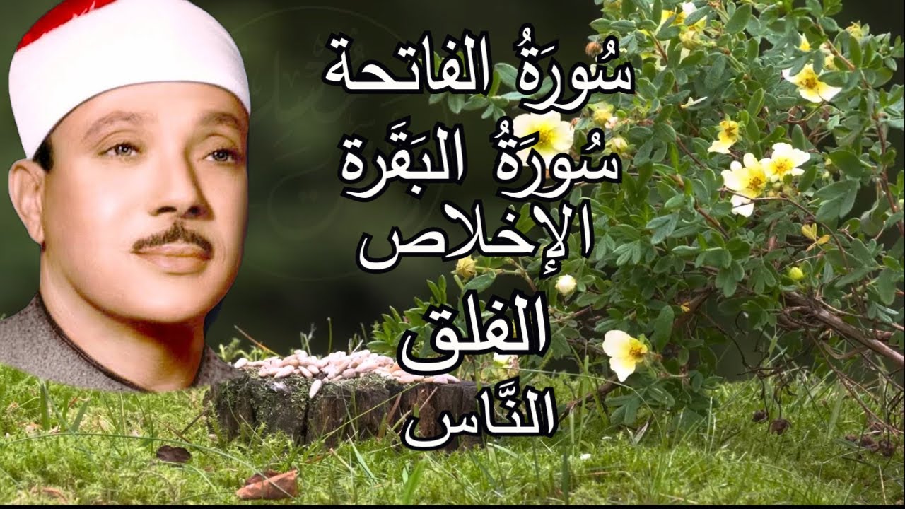 سورة البقرة سورة الفاتحة الاخلاص الفلق الناس 🌼💛 | عبدالباسط عبدالصمد القرآن الكريم مباشر