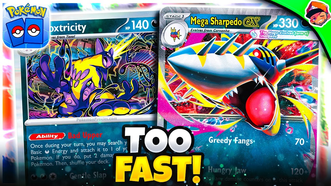 Mega Sharpedo EX Is Fast, Lethal, and Terrifying!