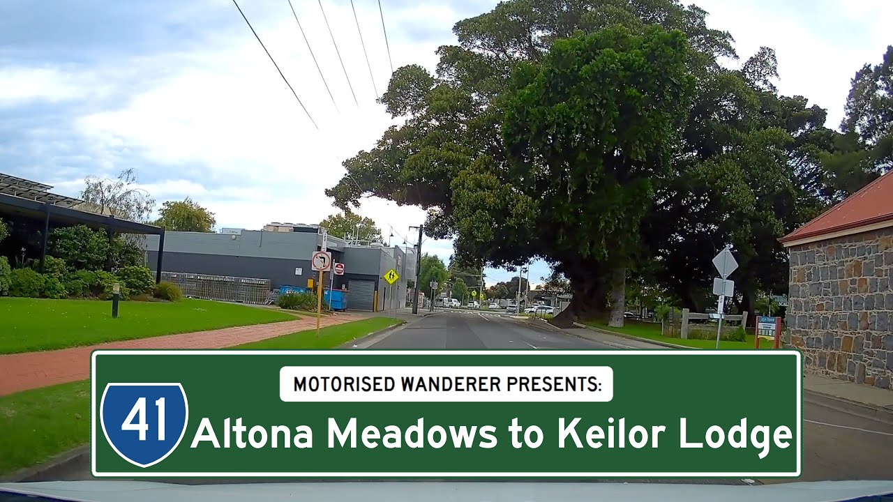 Melbourne State Route 41: Altona Meadows to Keilor Lodge (Real Time Driving 4K)