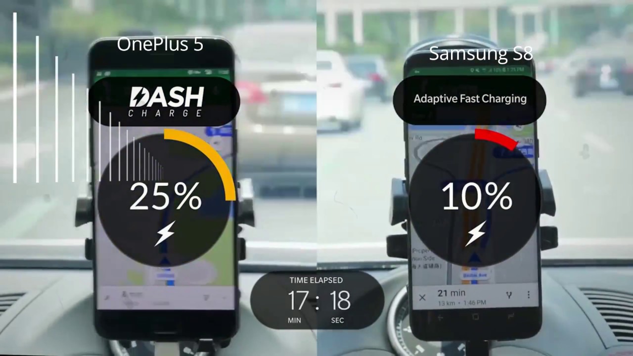 Dash Car Charger slow with OnePlus 5??