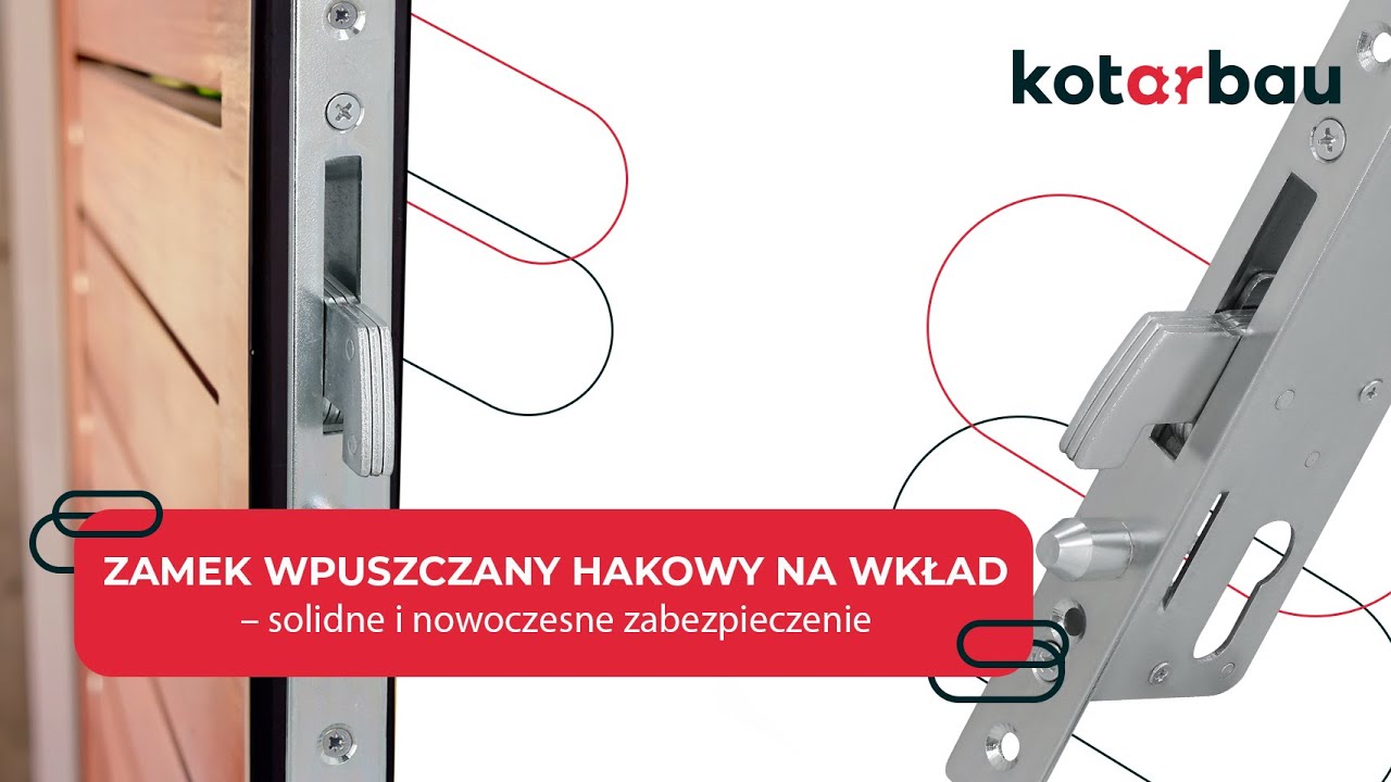 ZAMEK WPUSZCZANY HAKOWY NA WKŁAD H-50  – Solidne i nowoczesne zabezpieczenie w Twoim domu | Sprawdź