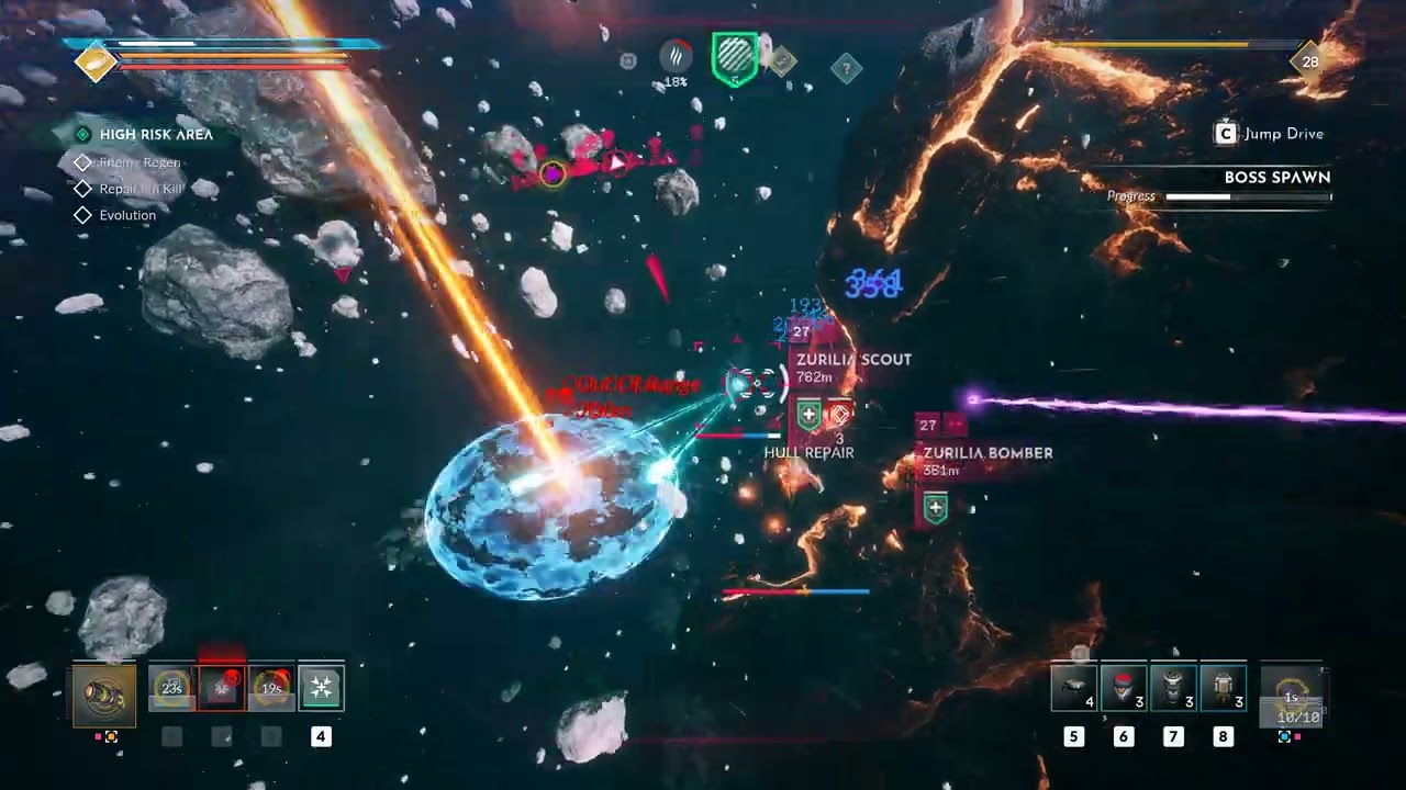 Everspace 2 - Stinger vs Superior High-Risk Area Zurilians
