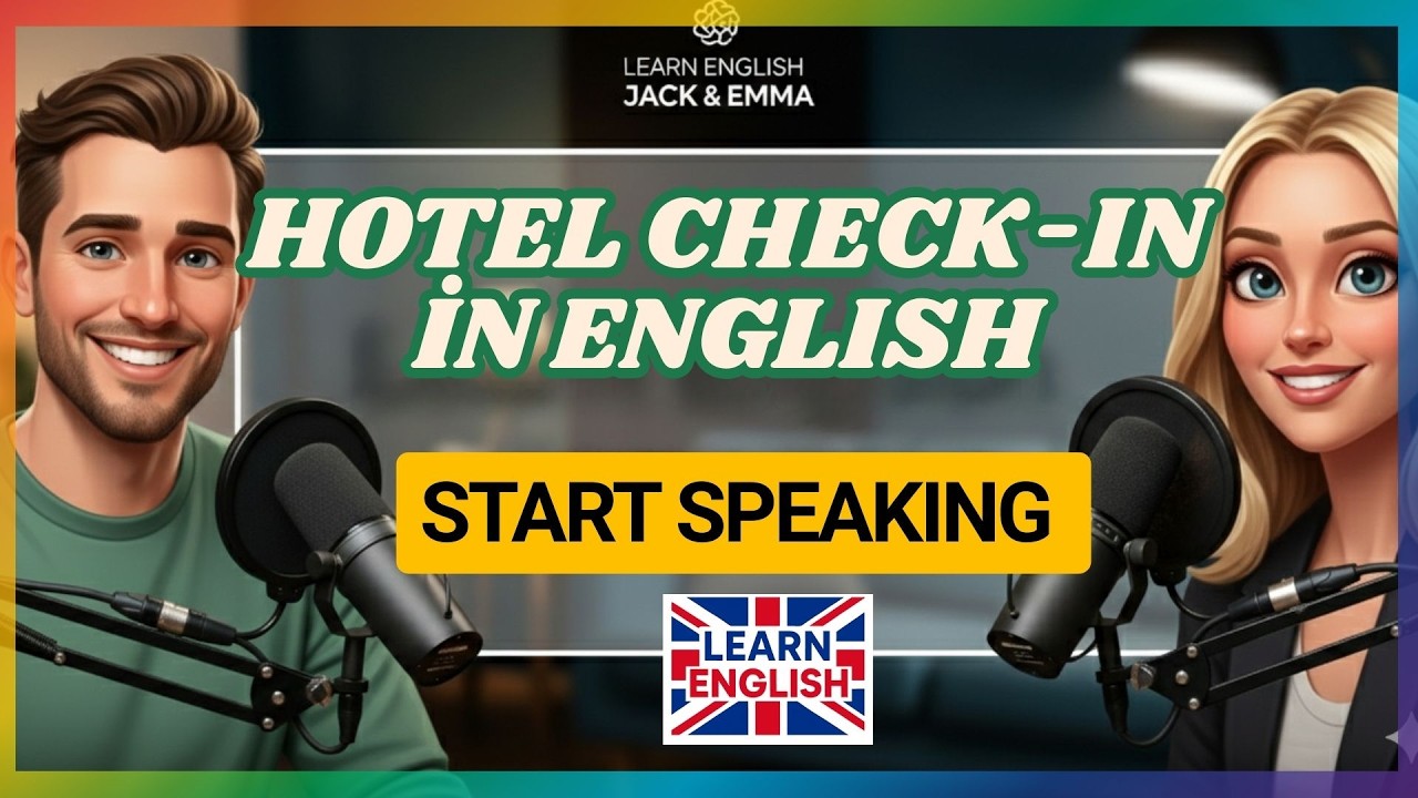 Speaking English at Hotels | Real Check-in Dialogue for Beginners