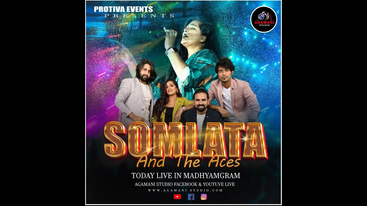 Today Live In Madhyamgram ।। SOMLATA AND THE ACES ।।