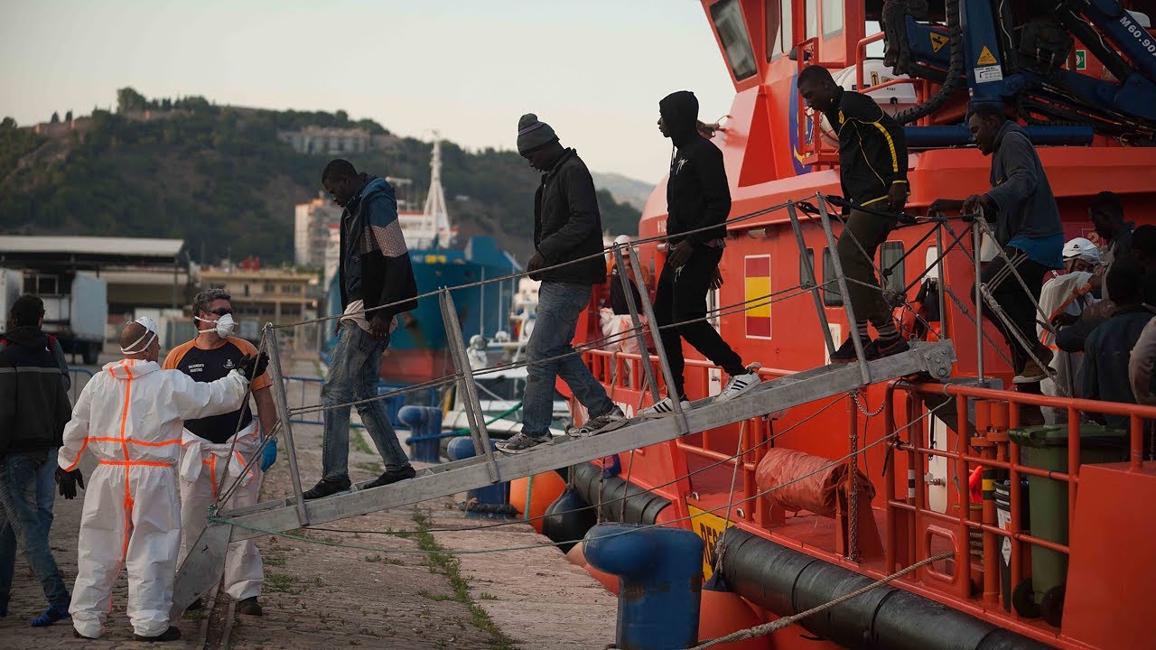 Spain releases video of migrants rescue operation at sea