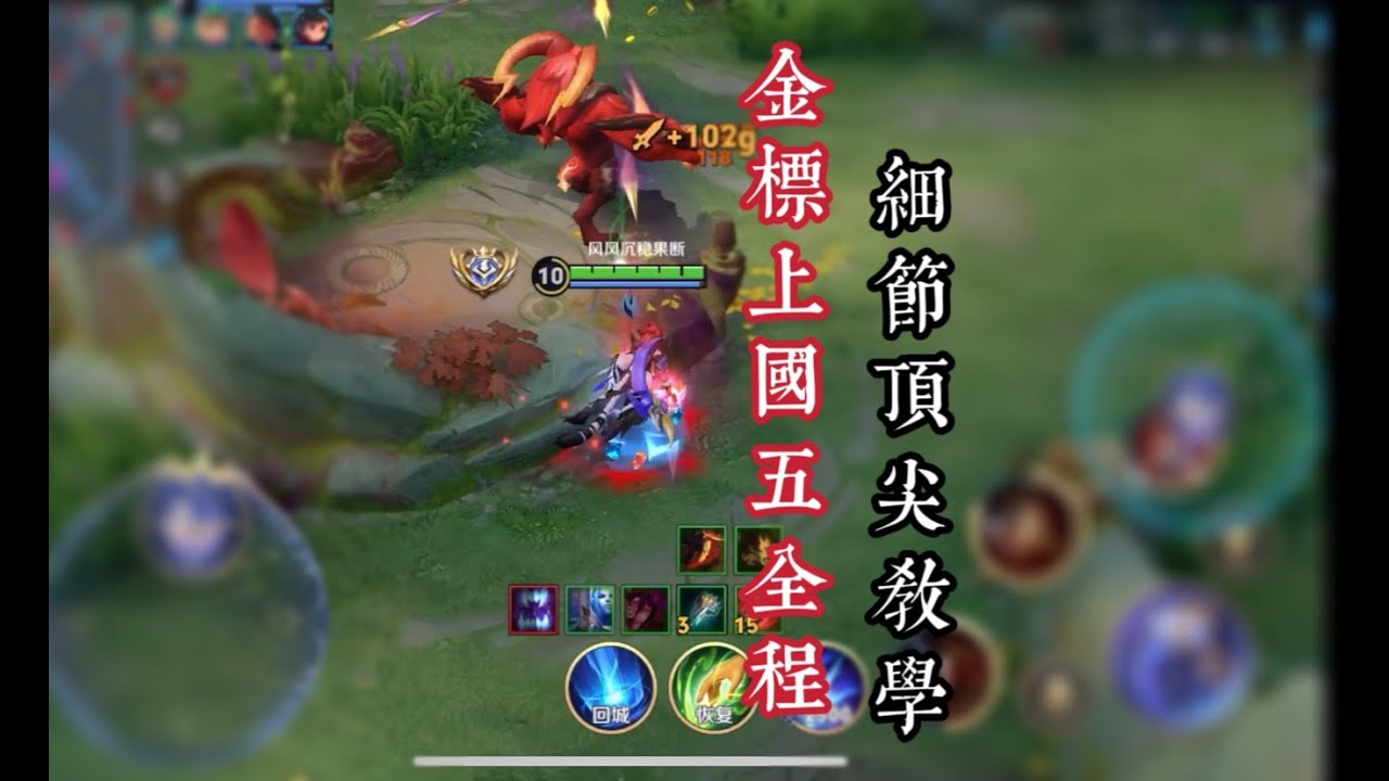 真国服金标连胜上国五全程教学，高分带飞各种思路打法