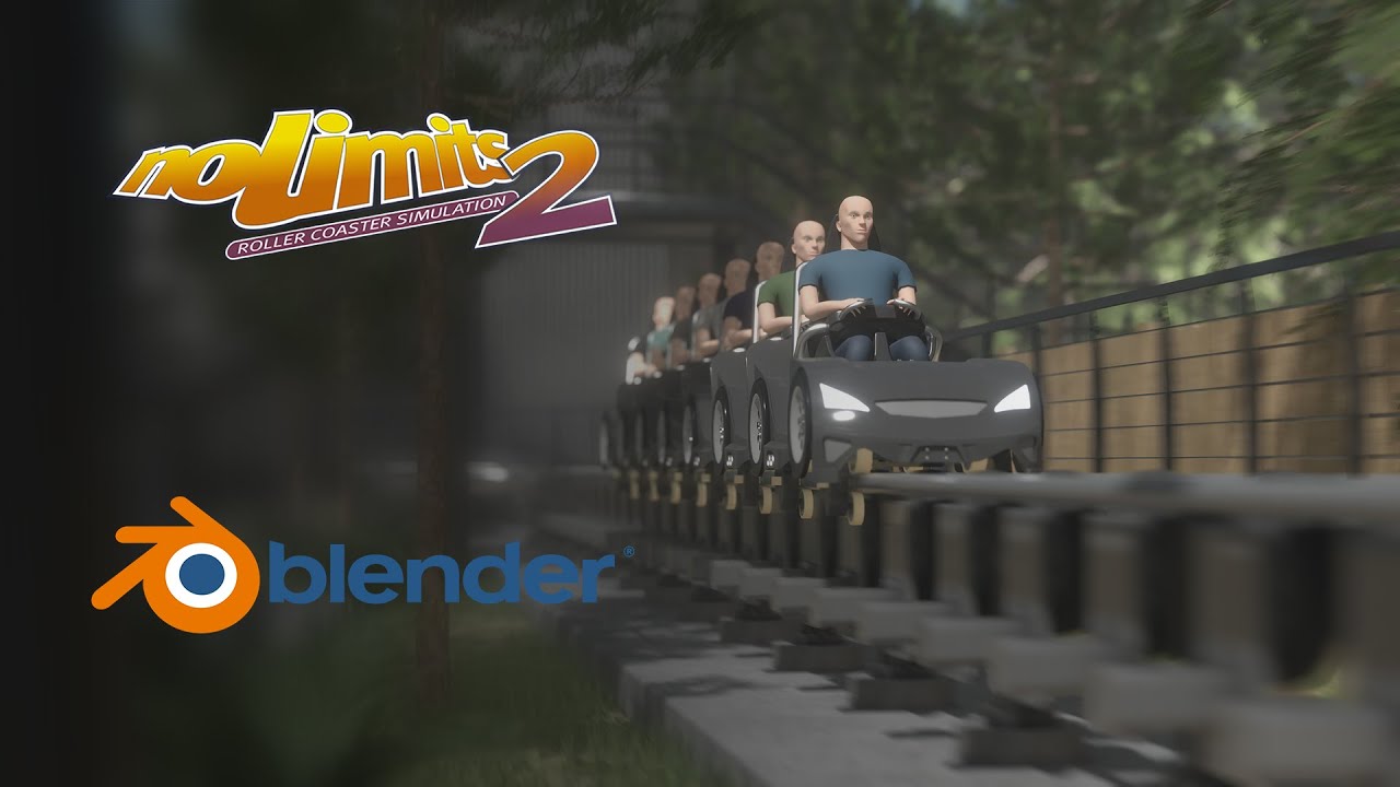 JBS: Iron Drive - Intamin Hot Racer (Render)