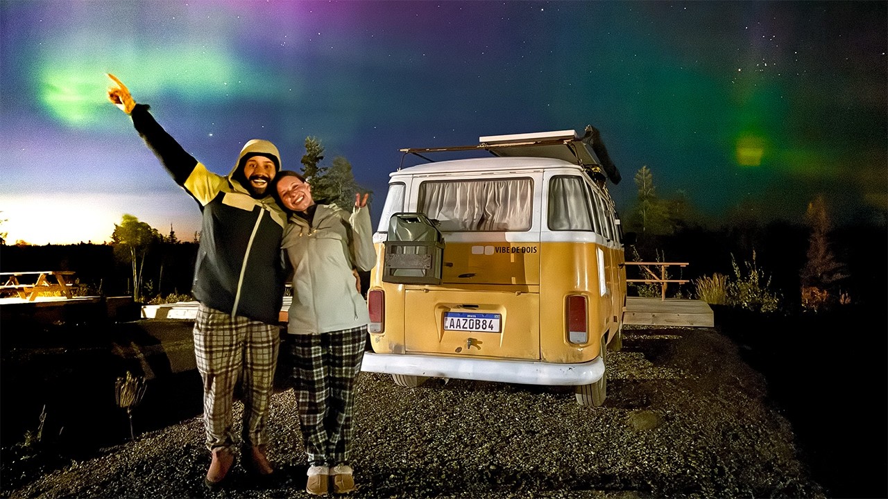 Dia 6: Nossa primeira Aurora Boreal aparece no Ártico
