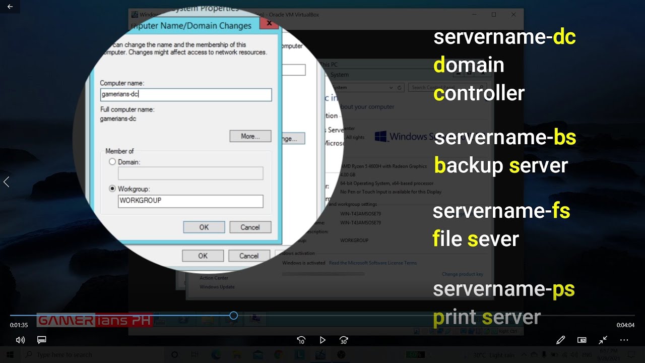 02. Windows Server 2012 | HostName and IP Address Configuration