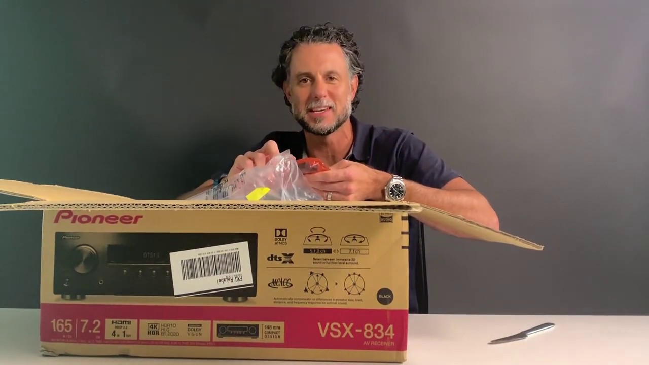 Pioneer VSX-834 Unboxing