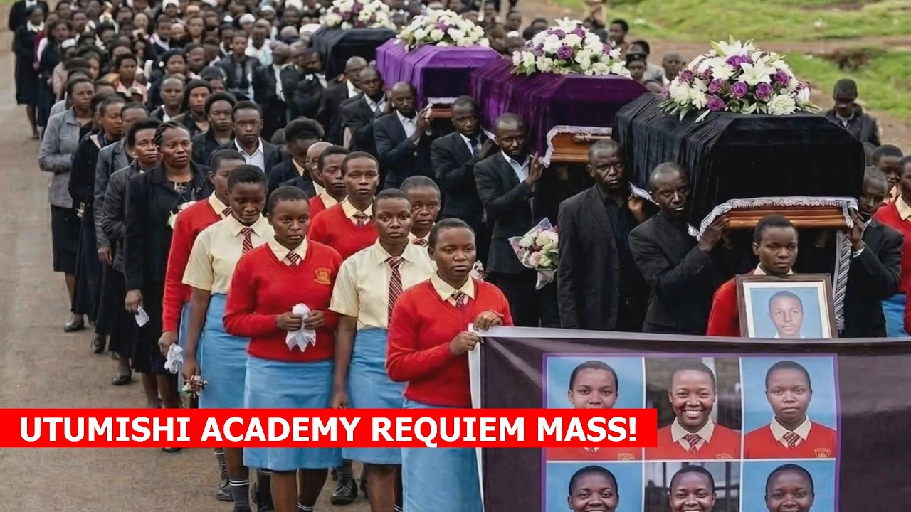 LIVE: Utumishi Girls Academy Fire Tragedy requiem mass Happening Now at Utumishi Academy, Gilgil!