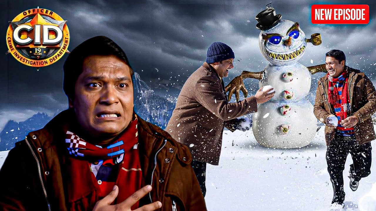 बर्फ में खेलते हुए Abhijeet और Daya के सामने आया डरावना Snowman || CID | Latest Episode ||