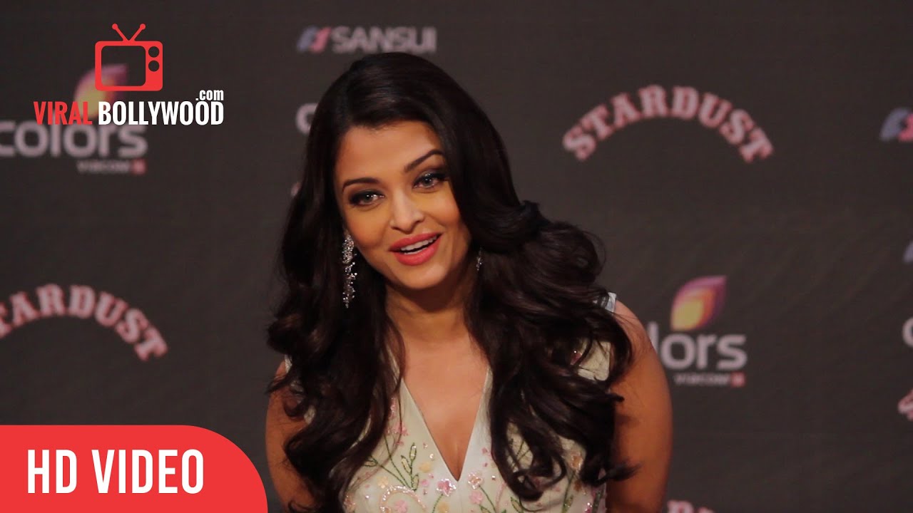 Aishwarya Rai Bachchan With Amitabh Bachchan | Sansui Colors Stardust Awards 2015
