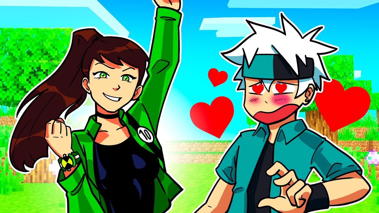 A GAROTA BEN 10 está APAIXONADA no GOTEN no Minecraft