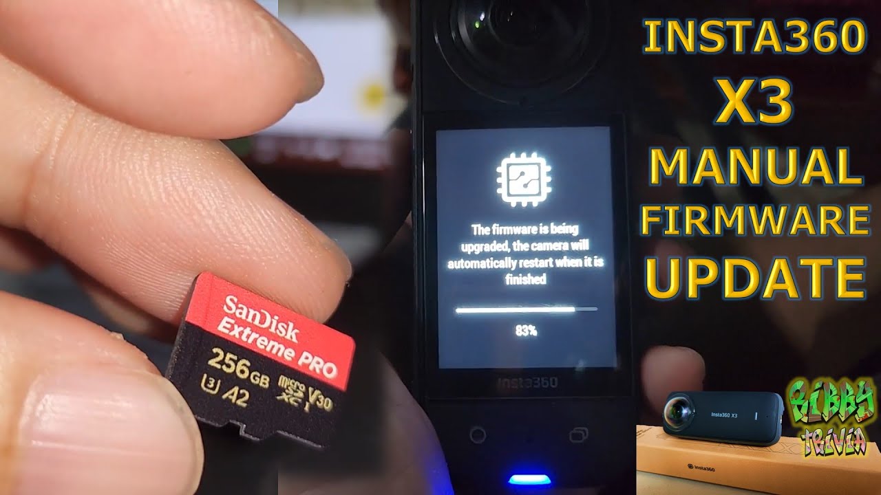 How To Manually Update Insta360 X3 Firmware