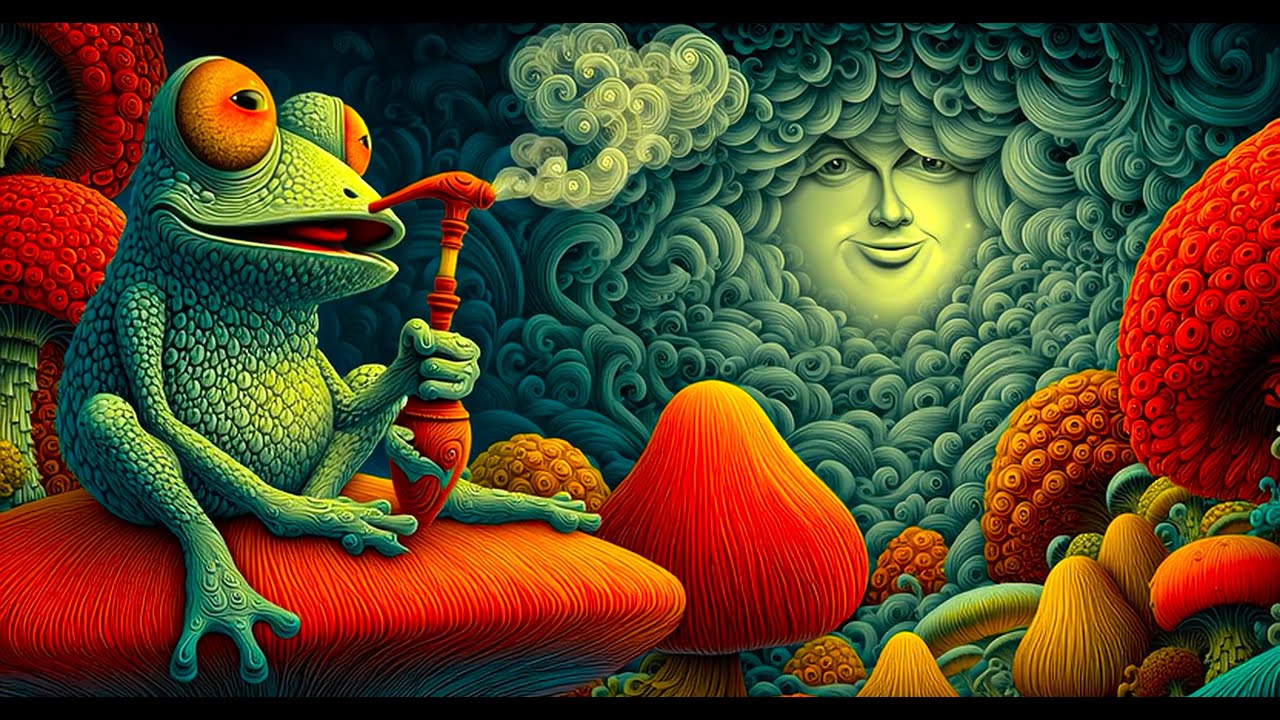The Visual Magic of Mushrooms - 4K Psychedelic Visuals