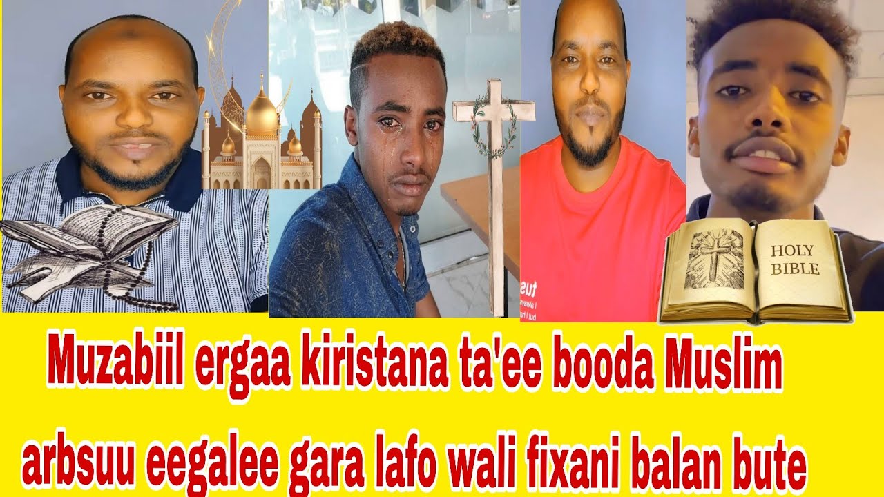Muzabiil ergaa kiristana ta'ee booda Muslim arbsuu eegalee gara lafo wali fixani balan bute