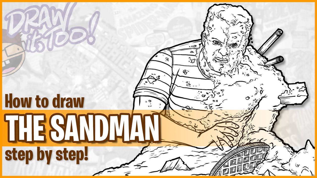 How to Draw SANDMAN (Spider-Man: No Way Home) | Narrated Step-by-Step Tutorial