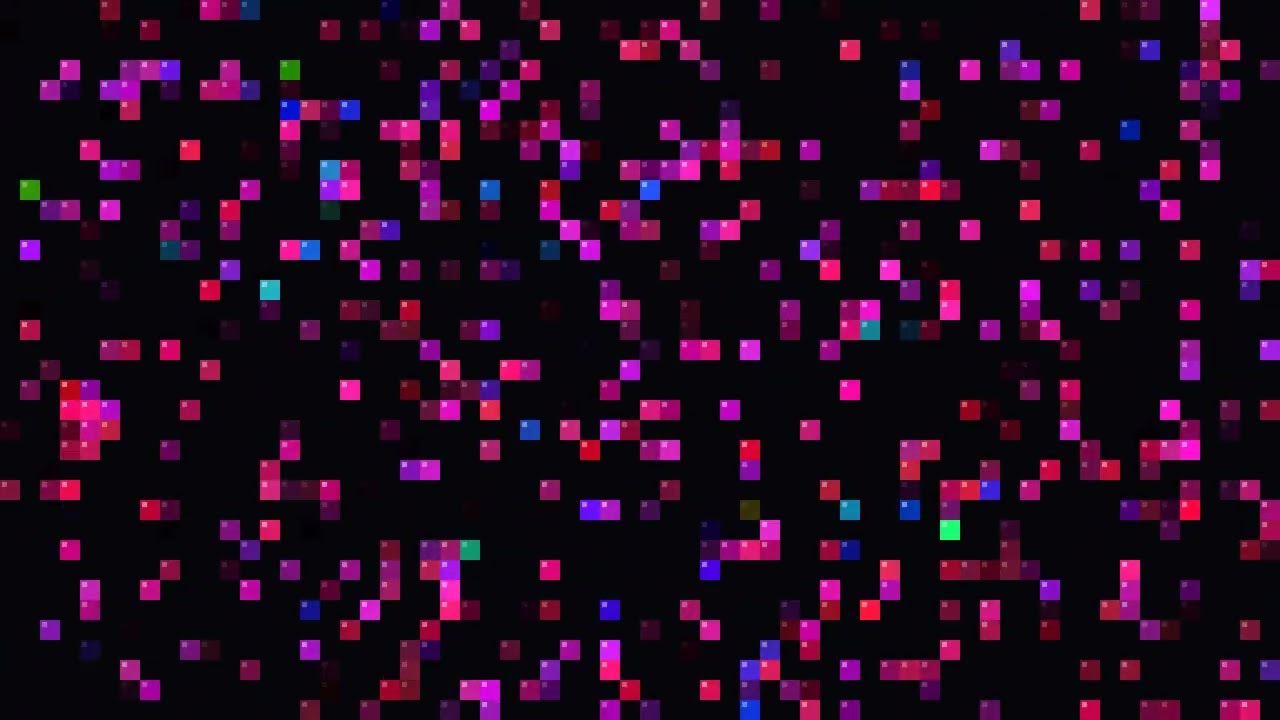 Larger squares disco effect bokeh Animation Loop