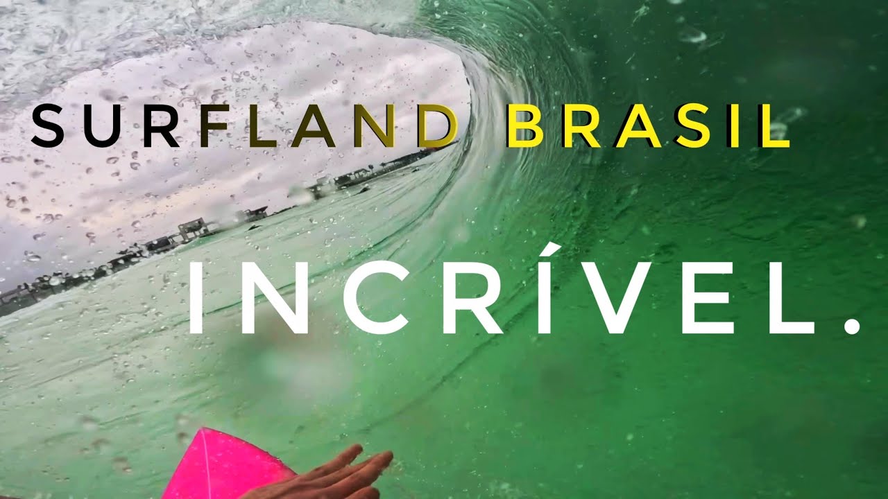 Como &eacute; surfar na Surfland Brasil: GoPro POV de dentro da &aacute;gua