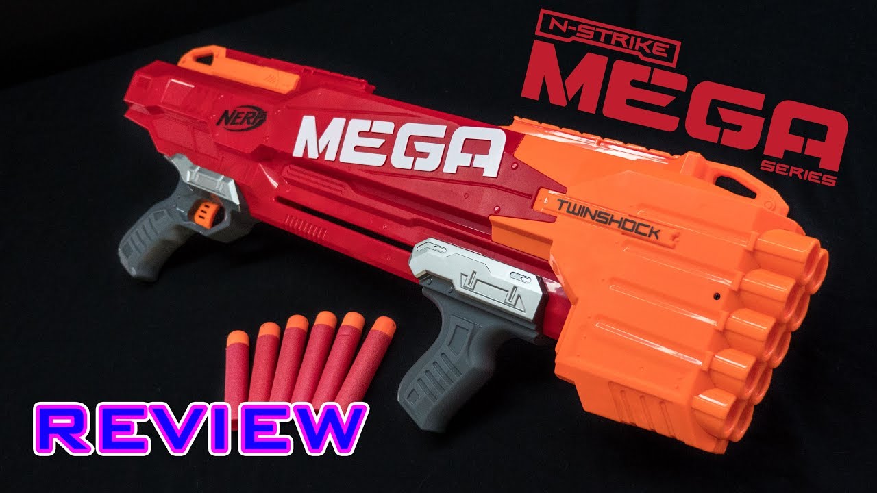 [REVIEW] Nerf Mega Twinshock | Unboxing, Review, & Firing Demo