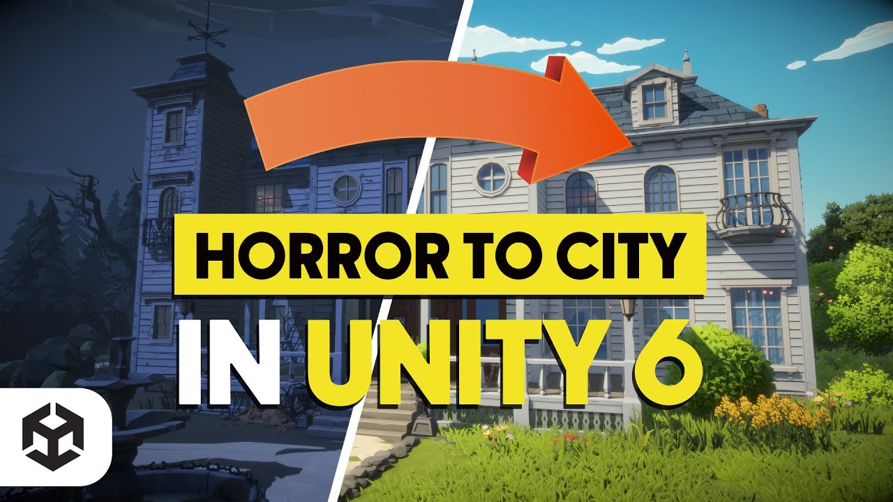 Особняк ужасов в городской особняк за 5 минут (урок) от #SyntyStudios