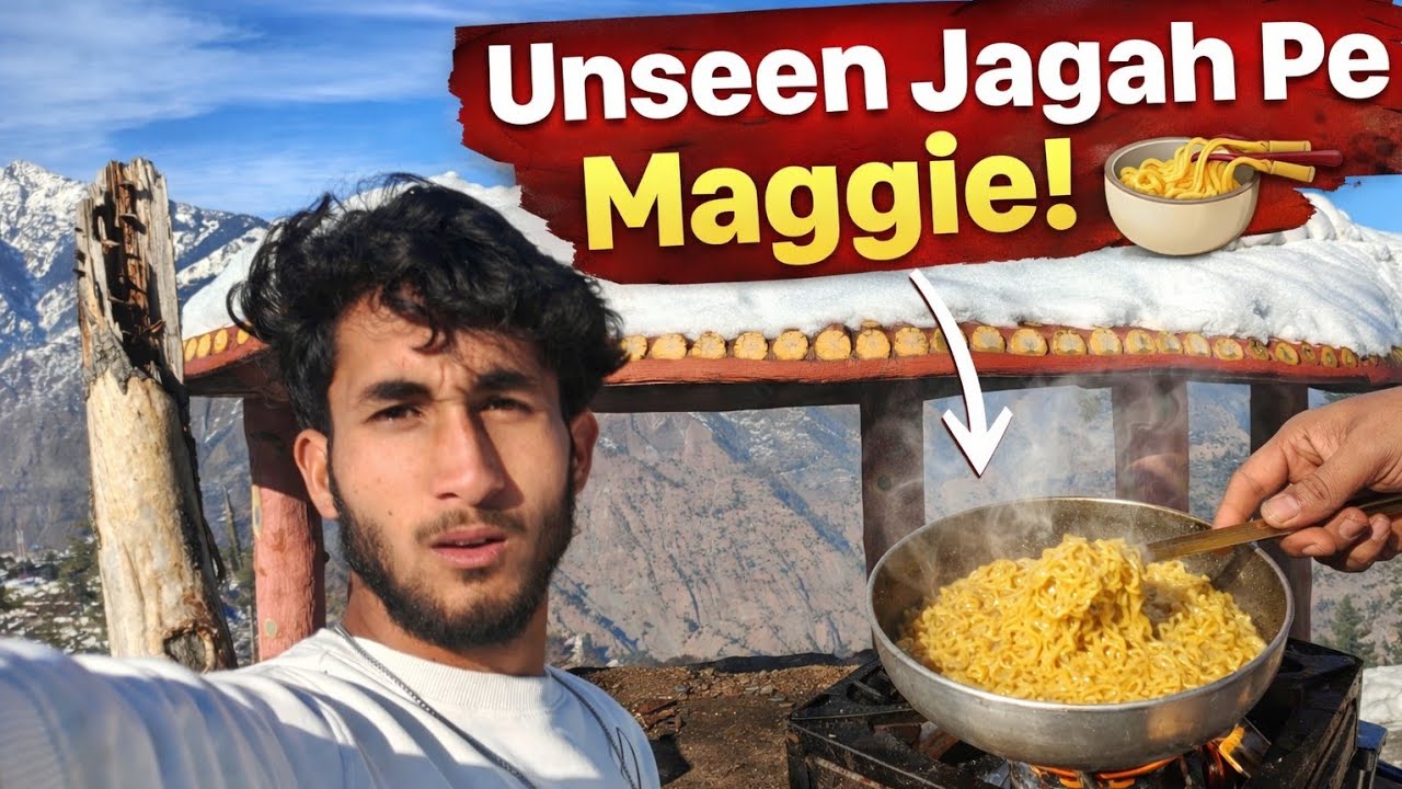 “Unseen Jagah, Bhook Aur Maggie | Mini Adventure Vlog”🥰
