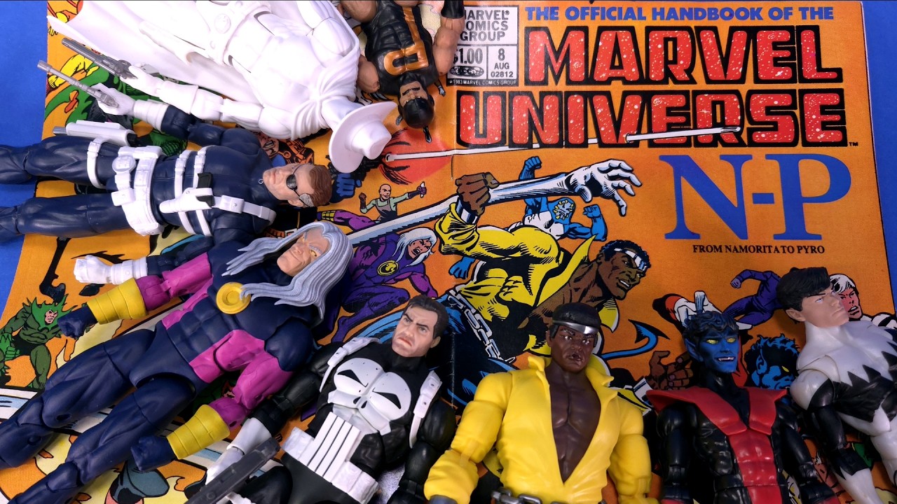 Официальный справочник по вселенной Marvel: от Намориты до Пиро и фигурки Hasbro Marvel Legends!