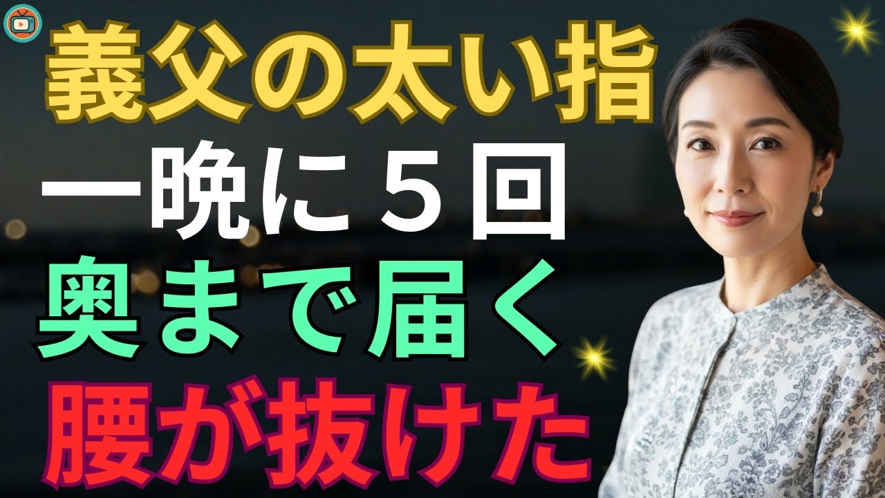 【シニア恋愛】「もったいない…俺なら毎晩愛すのに」夫が捨て置いた私を、義父が宝物のように貪り尽くした停電の闇