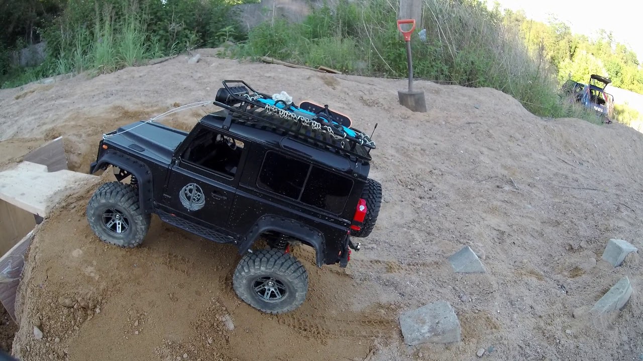 Test Remo hobby, Traxxas TRX4, defender D90.Часть первая.