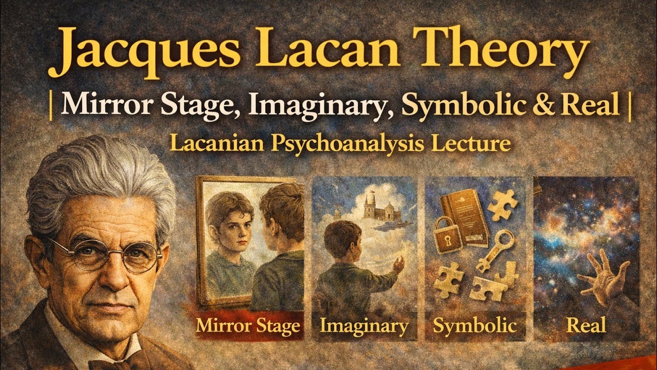 Jacques Lacan Theory | Mirror Stage, Imaginary, Symbolic & Real | Lacanian Psychoanalysis Lecture