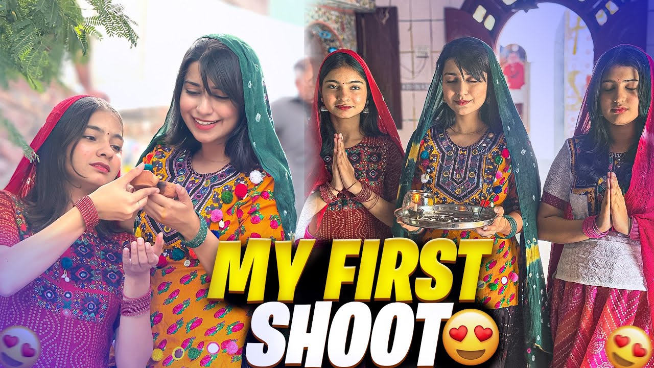 Behind the Scenes of My First Video Shoot 🎥 | Shiv Jo Mandir ❤️