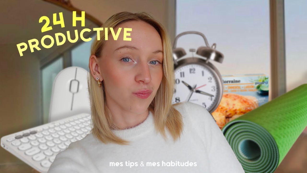 comment être HYPER PRODUCTIF en 24h (study with me, etc)