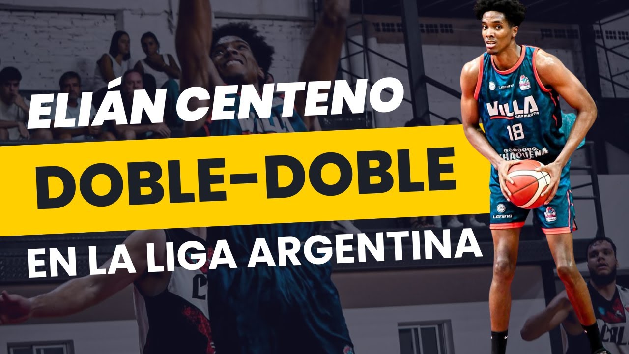 ELIÁN CENTENO: Doble-doble en la Liga Argentina