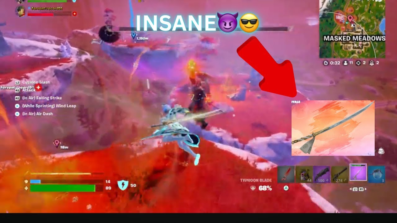 Epic Boss Battle and Typhoon Blade Quest A Fortnite Adventure😎💀
