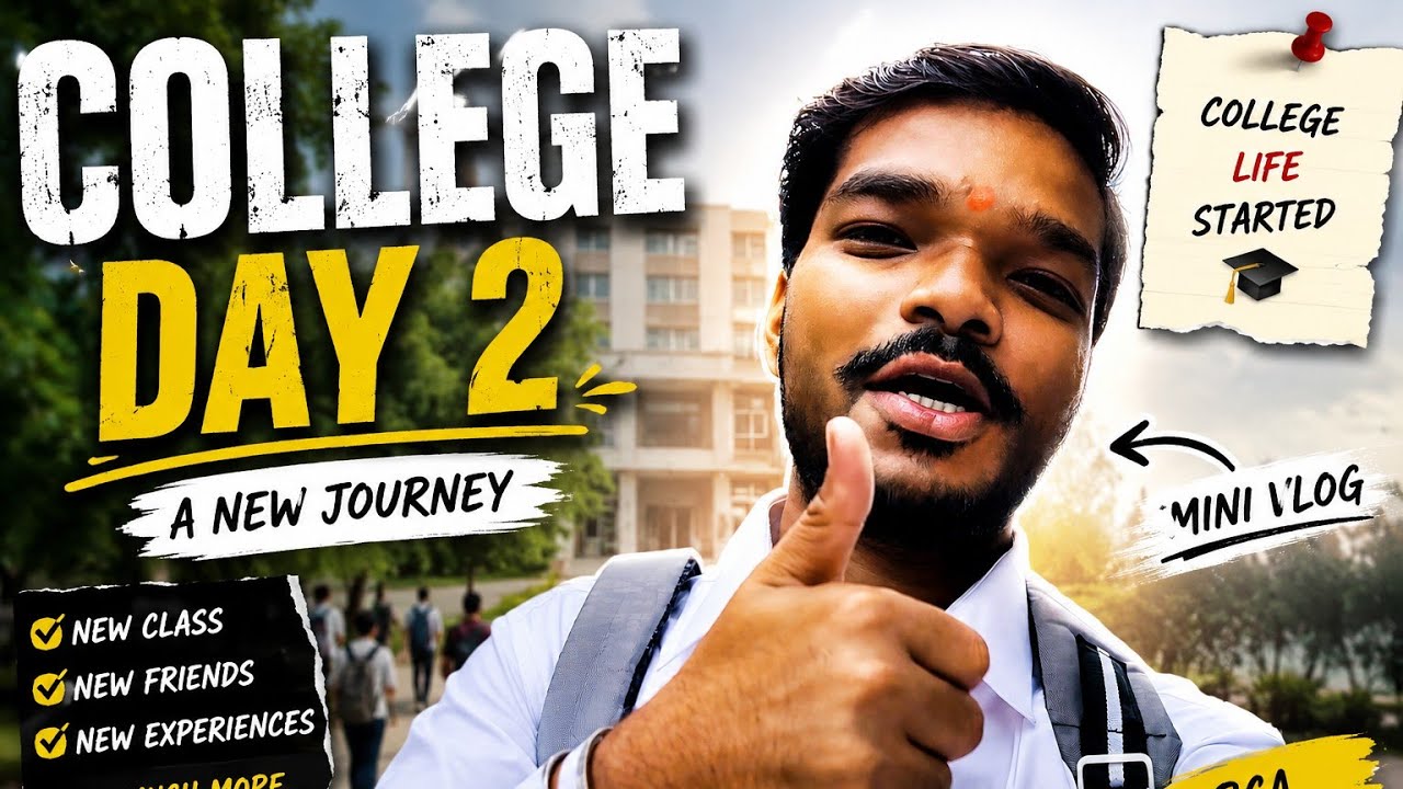 College Ka Day 2 😍 | BCA Student Life Vlog | My College Vlog #bca 