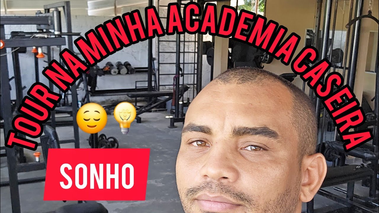TOUR PELA MINHA ACADEMIA CASEIRA EM 2026 😃🔥🚀💪