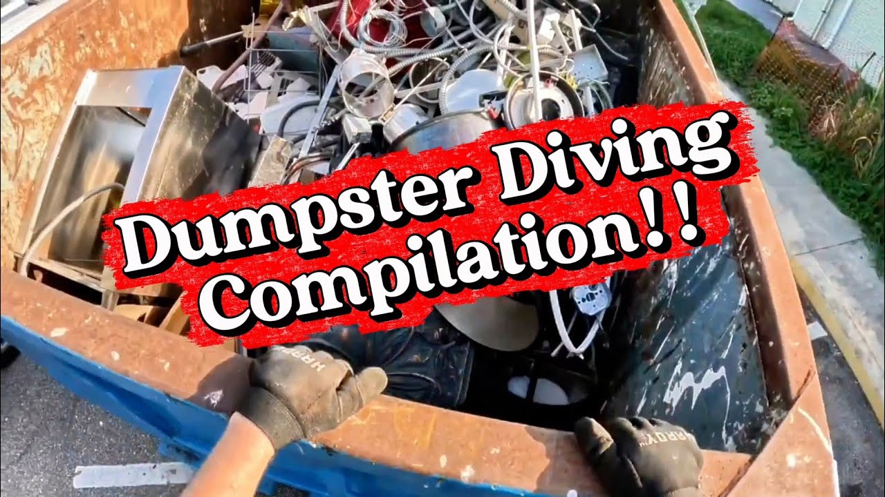 DUMPSTER DIVING! - A Compilation Of When I First Started!