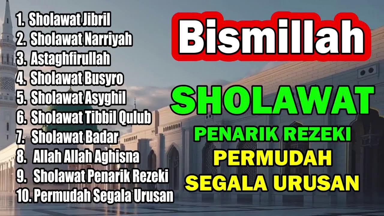 🔴 LIVE SHOLAWAT JIBRIL PEMBUKA REZEKI MALAM HARI | Sholawat Pelunas Hutang