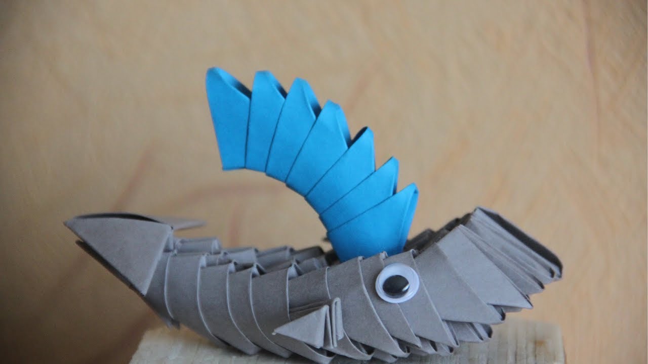 #38 Wieloryb - Origami modułowe