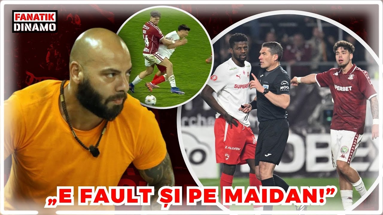 A LUAT FOC in direct! Giani Kirita, DISCURS FURIBUND dupa SCANDALUL DE ARBITRAJ de la Rapid - Dinamo