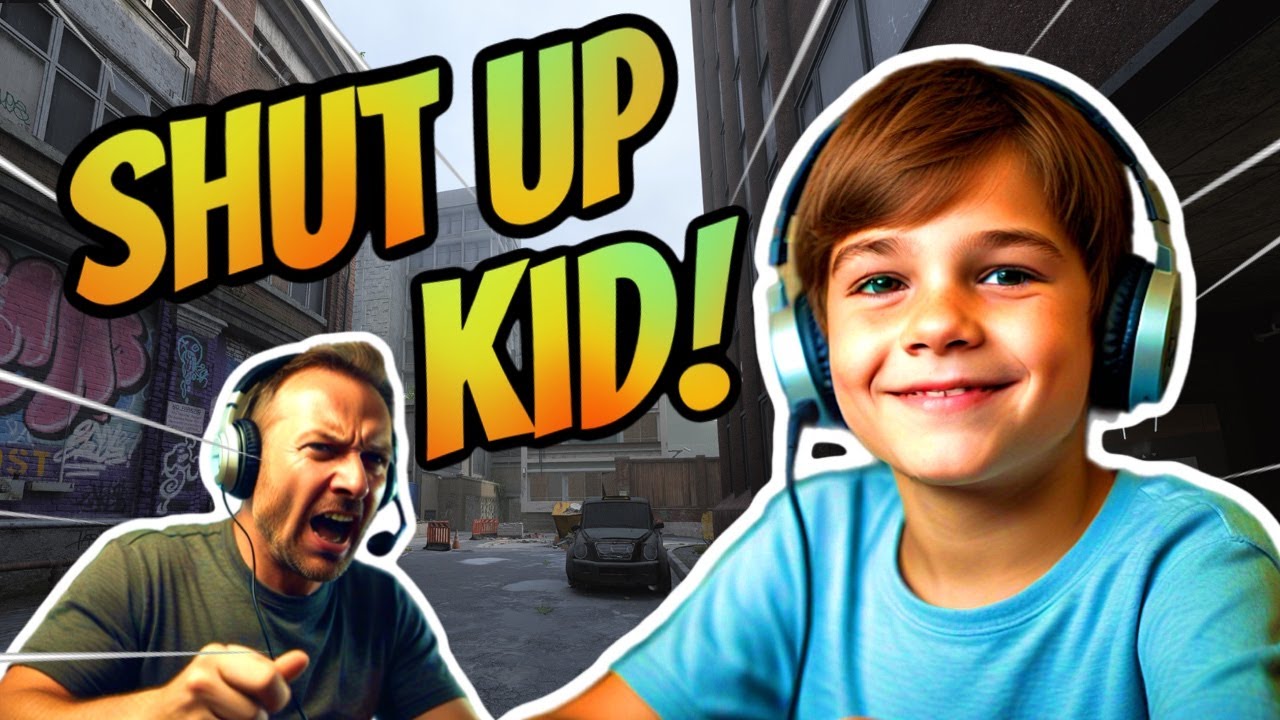 Voice-Trolling CoD Lobbies as a 9 Year Old Kid and His ANGRY Dad!