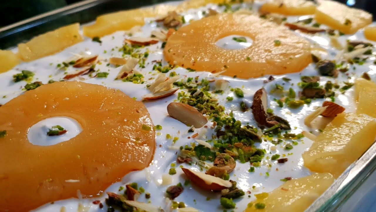Delicious And Easy To Make Pineapple Delight Recipe | Dessert Recipe By Cook With Lubna ♥️