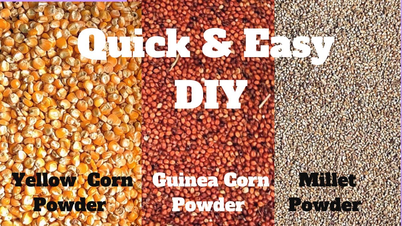 Quick & Easy Pap Powder/ How To Make Pap Powder/ Ogi/ Akamu