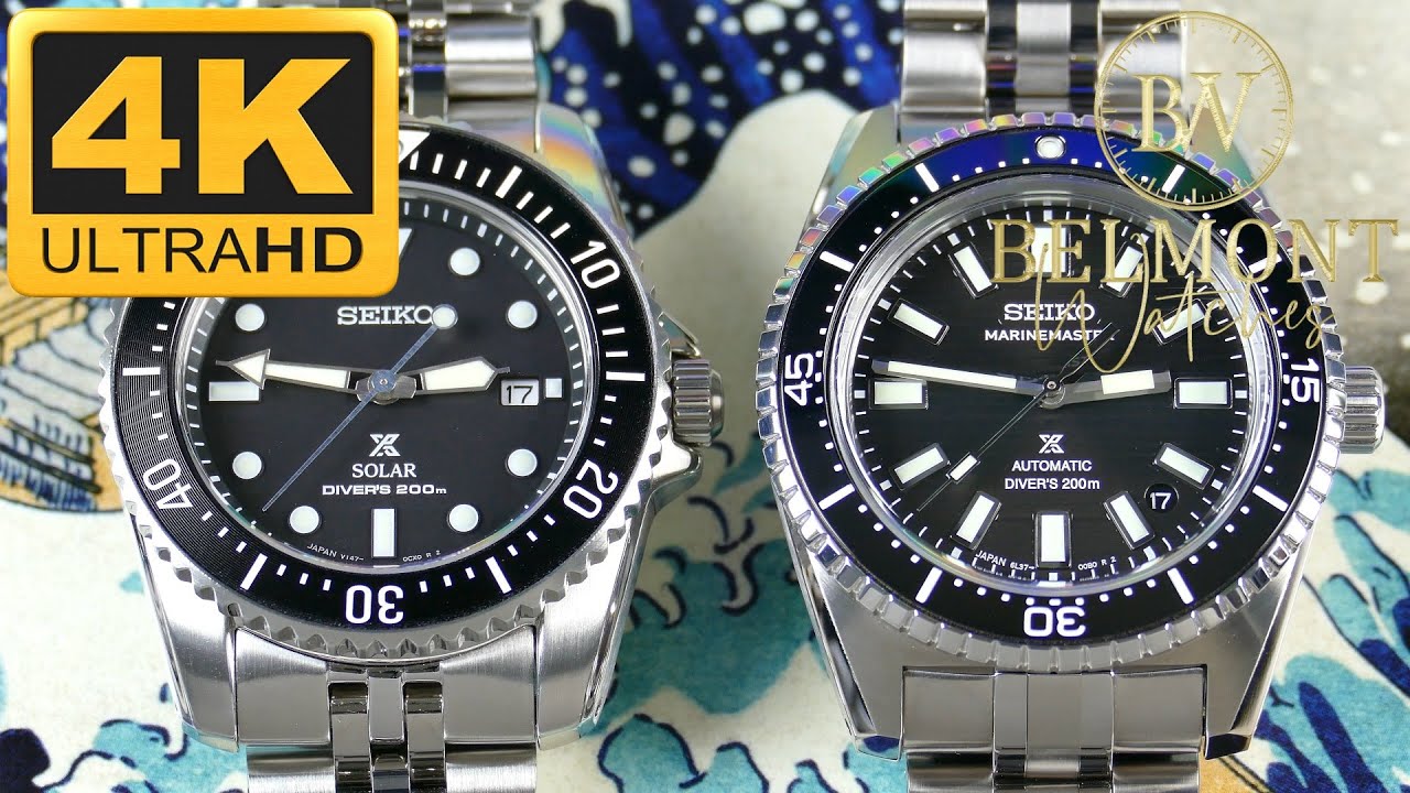 Best Wearing Modern Seiko Divers: Prospex SJE101 Marinemaster 200 and SNE573 (SBDN075) Solar Diver